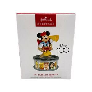 NEW 2023 Hallmark Keepsake 100 Years of Wonder Disney Mickey Mouse Ornament